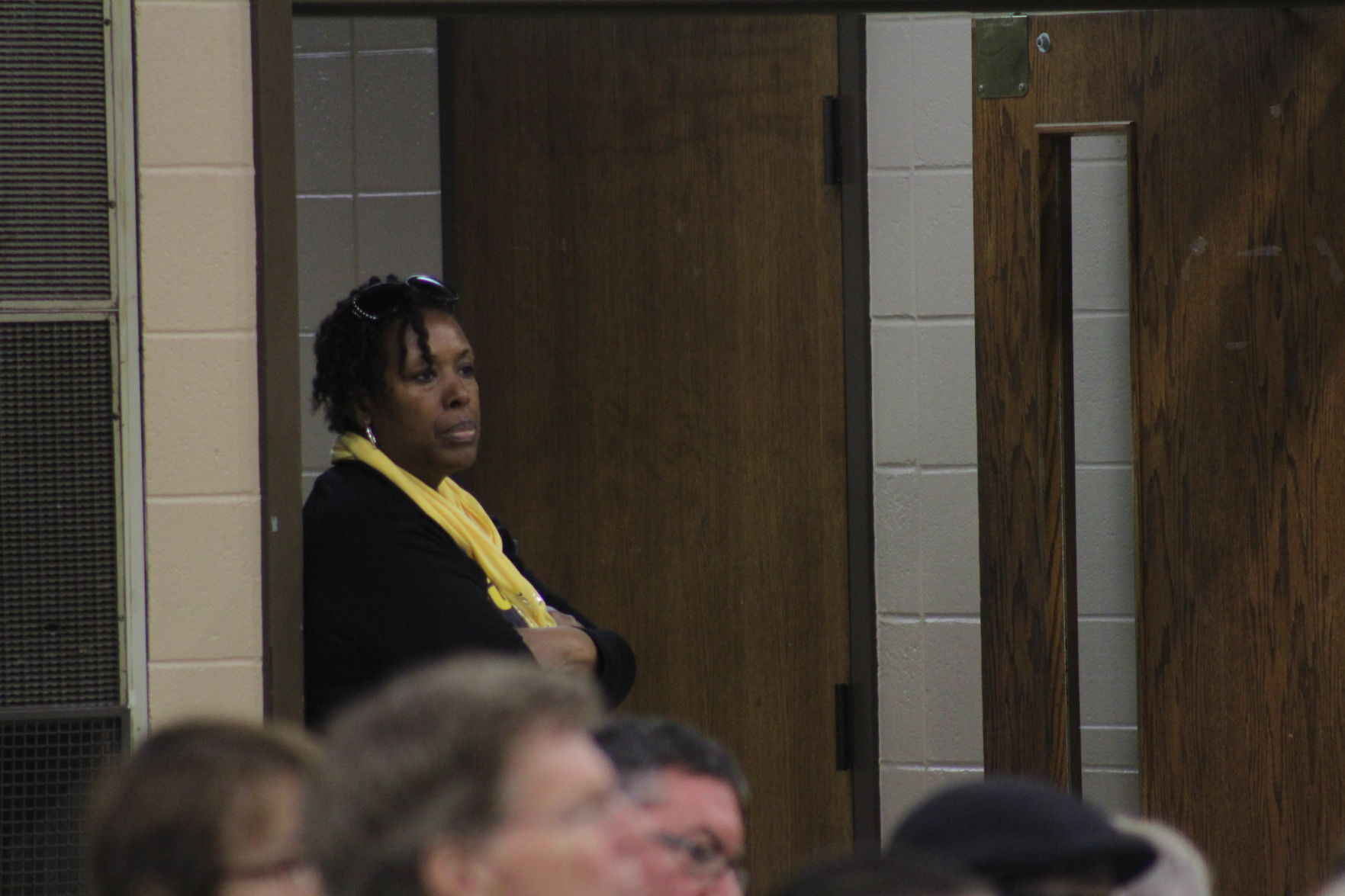 Woman listening, March 25
